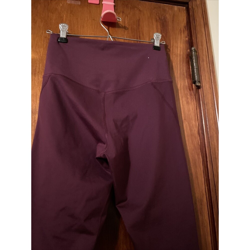 Girlfriend Collective Leggings Purple Plum High Rise Activewear 7/8 Length Small - Picture 5 of 8